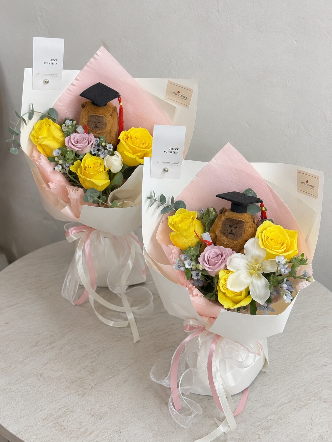 Capybara Graduation Bouquet